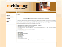Tablet Screenshot of meblomag.pl